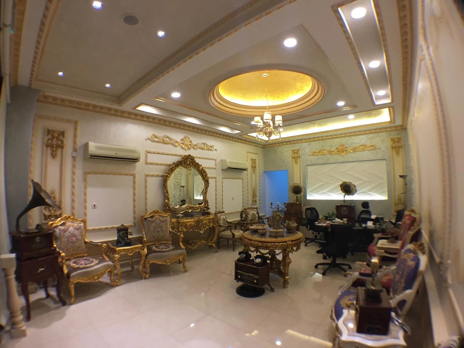 Show Room interior design project - Gypsum Board Works, Hanging Ceiling, Painting Works