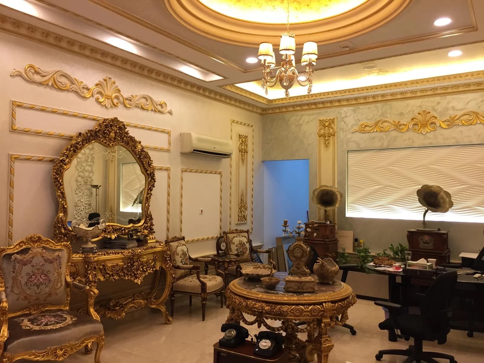 Show Room interior design project - Gypsum Board Works, Hanging Ceiling, Painting Works